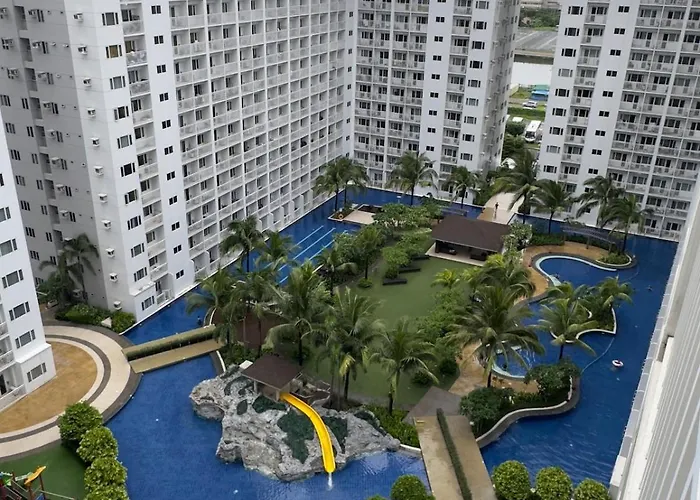 Apartment Staycation Shore Residences One Bedroom W Balcony Pool View Near Smx Sm Moa Ikea Naia Dfa Ocean Park Dfa Manila